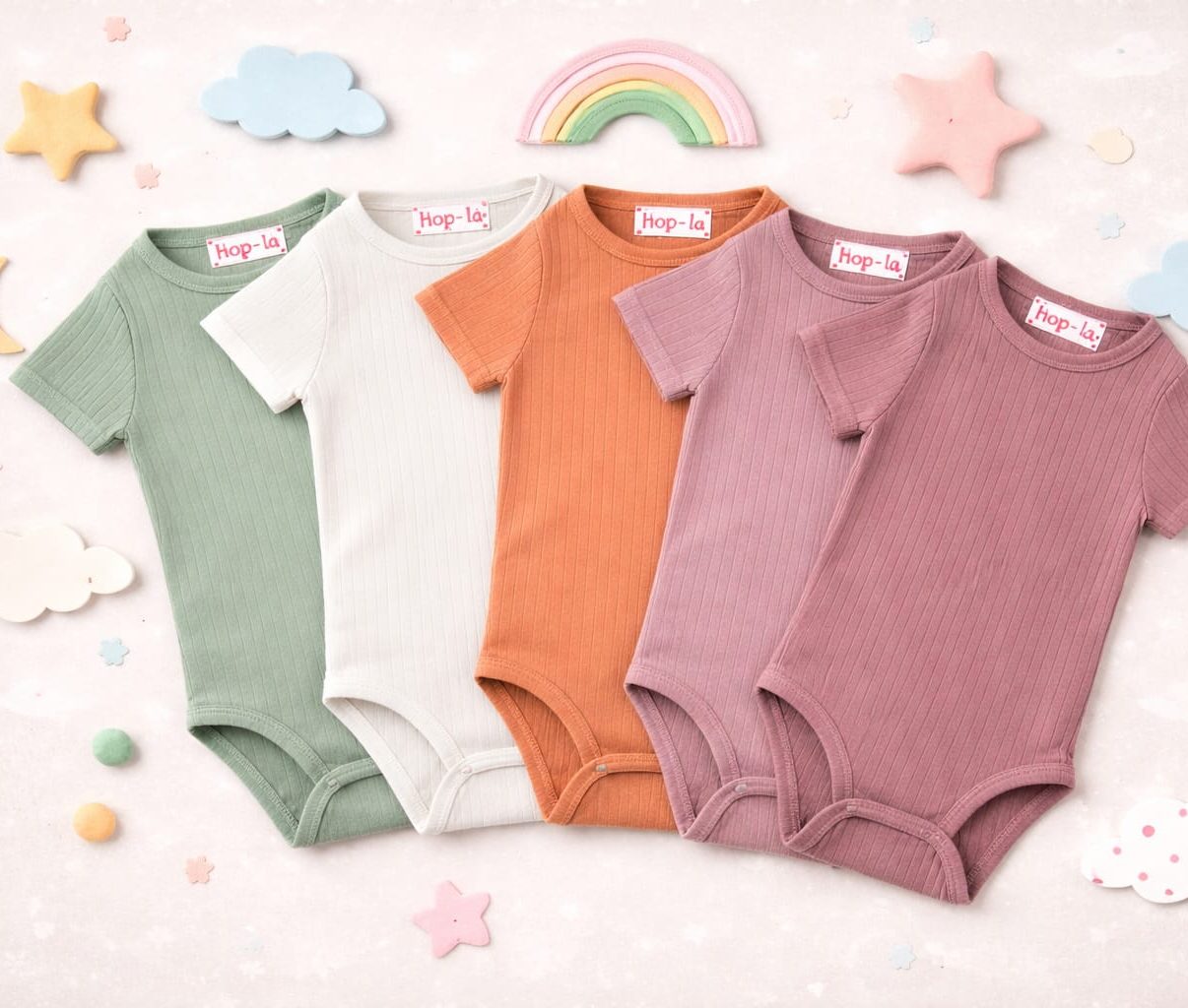 Body adapté aux couches lavables Hop-Là