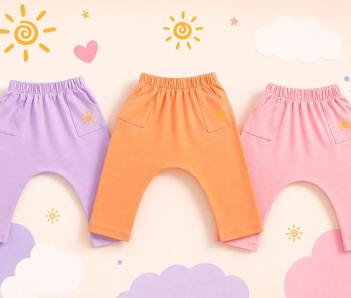 Sarouel adapté aux couches lavables Hop-Là